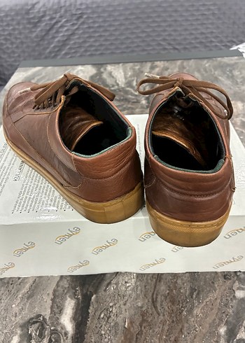 Parlak Kahverengi Erkek Bağcıklar - Görsel 3