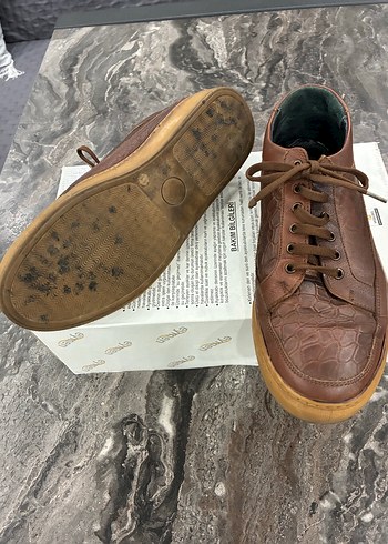 Parlak Kahverengi Erkek Bağcıklar - Görsel 2