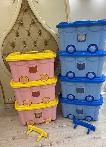 Bee Home tekerlekli Oyuncak kutusu