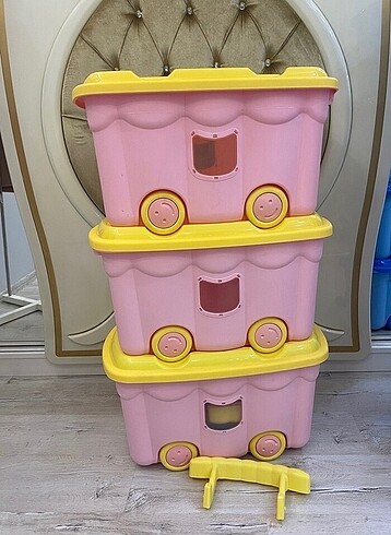  Beden Bee Home tekerlekli Oyuncak kutusu
