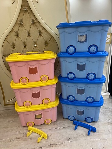 BEE HOME TEKERLEKLİ OYUNCAK KUYUSU 50 Lt