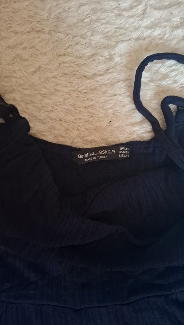 Lacivert Straplez Kolsuz Kadın Tulum - Görsel 2