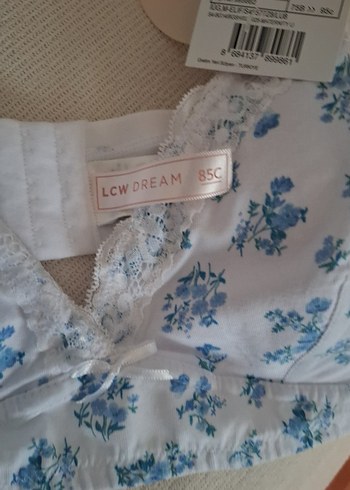 Mavi Çiçek Desenli hamile Sütyen - Görsel 3