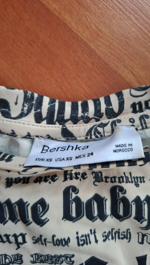 Kadın Mavi Zebra Desenli Uzun Kollu Bluz - Görsel 5