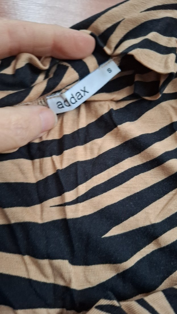 Kadın Mavi Zebra Desenli Uzun Kollu Bluz - Görsel 3