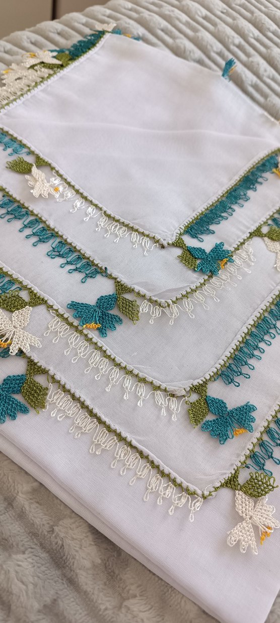 iğne oyası namaz örtüsü - Görsel 5