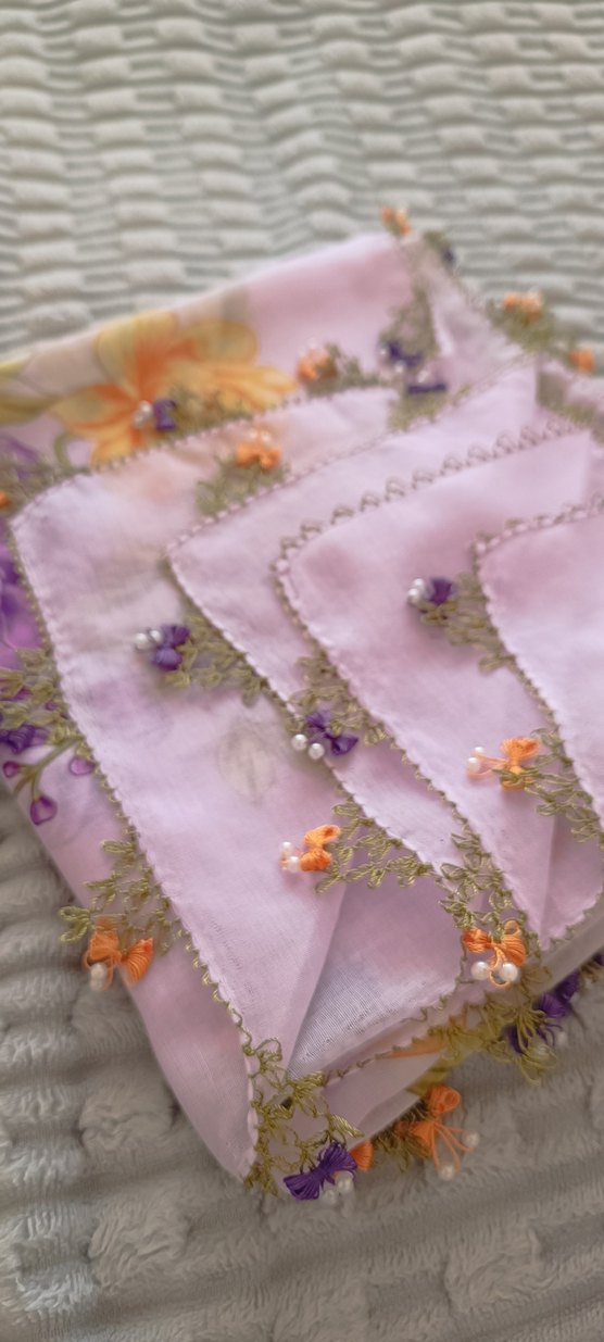 3 kenar işlemeli iğne oyası yazma - Görsel 5