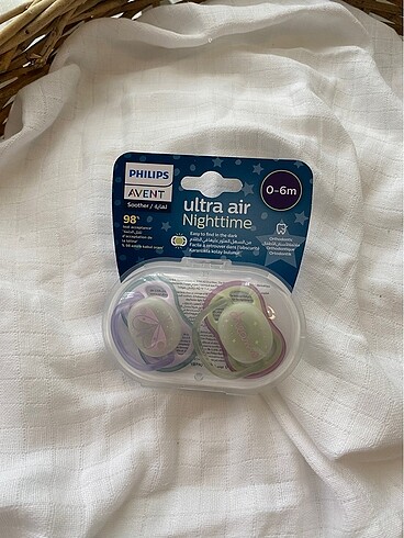 Philips Avent Ultra Air Night 2li Emzik 0-6 Kız