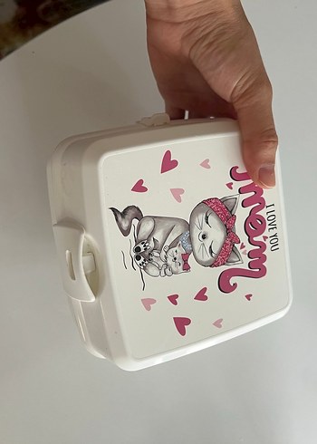 Beyaz Kedi beslenme kutusu - Görsel 4