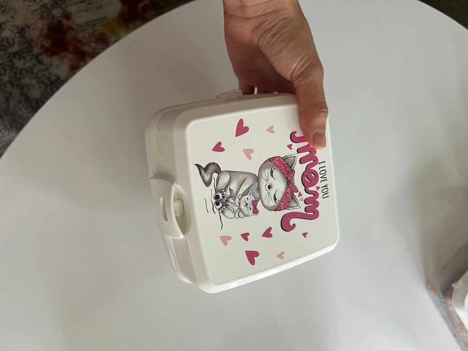 Beyaz Kedi beslenme kutusu - Görsel 4