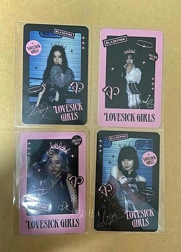 Blackpink Lighstick Photocard 