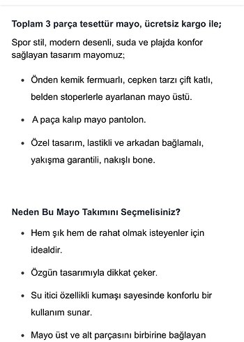 xl Beden mavi Renk MAYOVERA TESETTÜR MAYO HAŞEMA