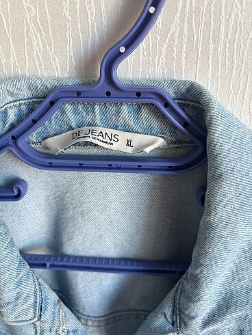 xl Beden mavi Renk Crop oversize kot ceket