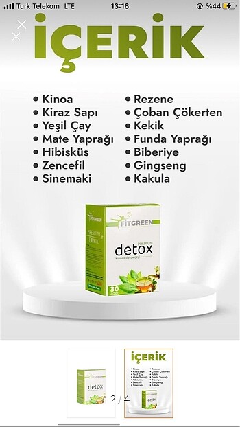 Diğer Detox cayı zayıflama çayı