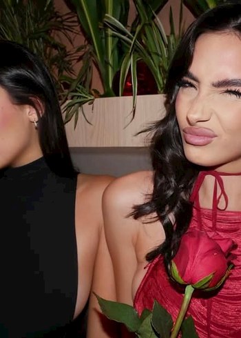 Kırmızı Parlak Drapeli Mini Elbise - Görsel 10