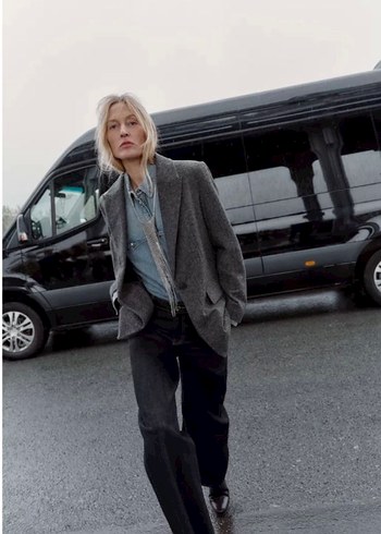 Zara Yunlu Blazer Ceket