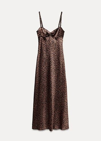Zara Zara saten elbise