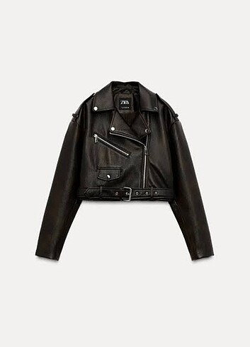 Zara Zara deri biker ceket