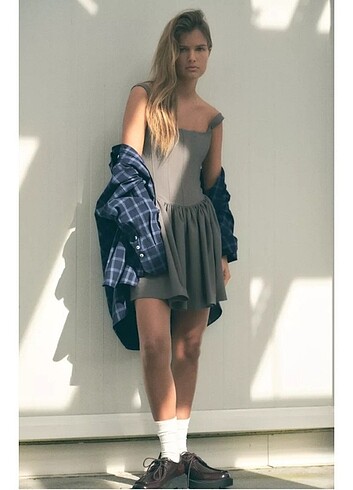 xs Beden Zara korse elbise