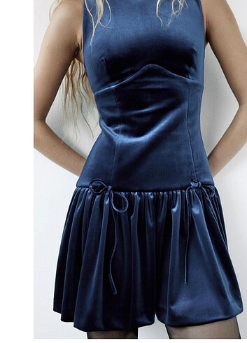 Zara yeni sezon kadife elbise 