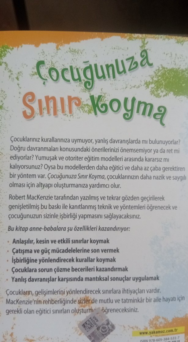 Çocuğunuza Sınır Koyma - Robert J. Mackenzie - Görsel 2