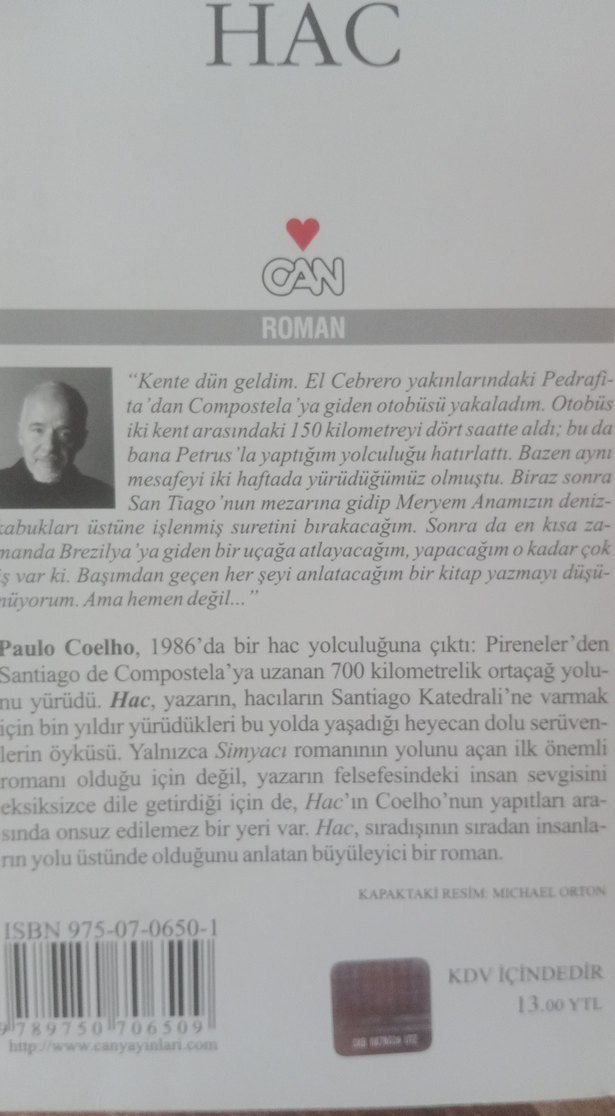 Paulo Coelho - Hac Roman - Görsel 2