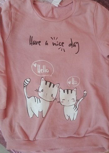 kız çocuk sweatshirt - Görsel 3