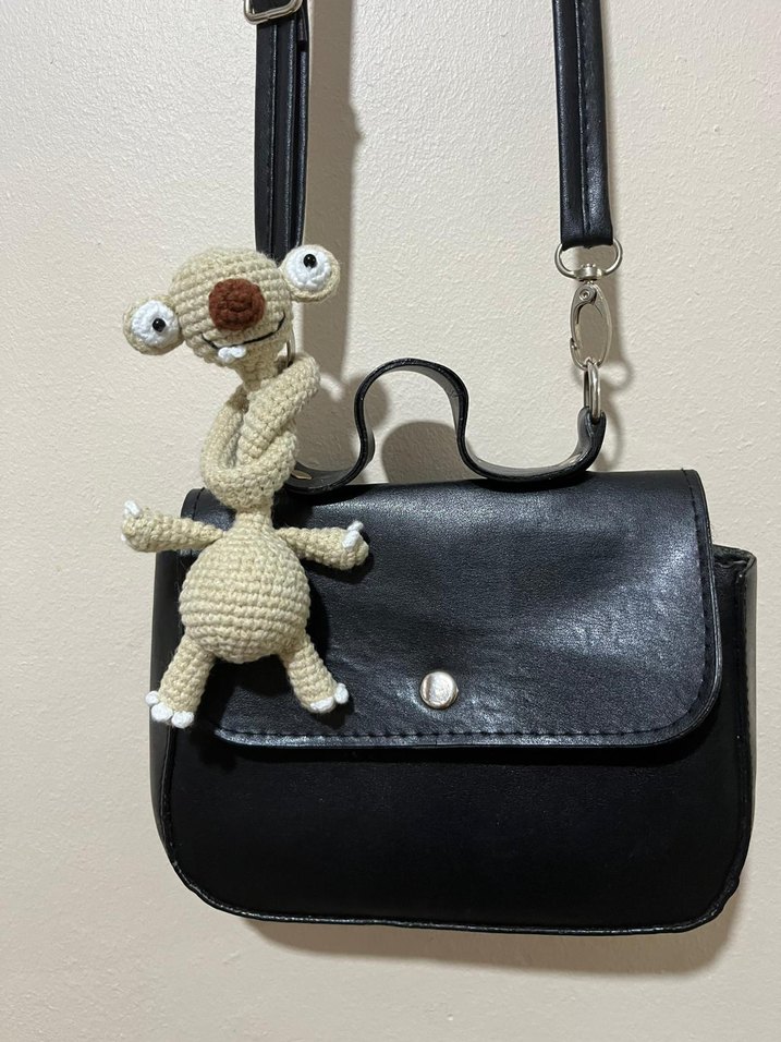Örgü Sid Karakteri Çanta Charmı - Görsel 4