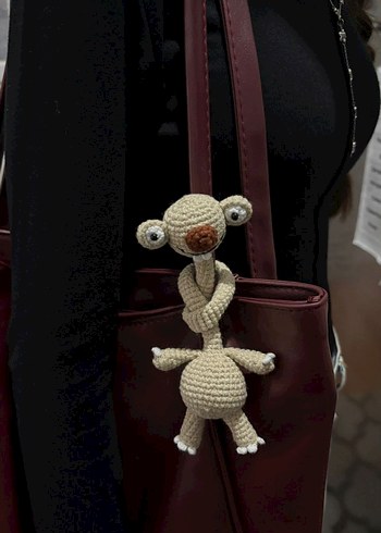 Örgü Sid Çanta Charmı - Görsel 3