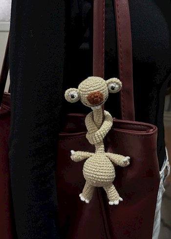 Örgü Sid Çanta Charmı - Görsel 2