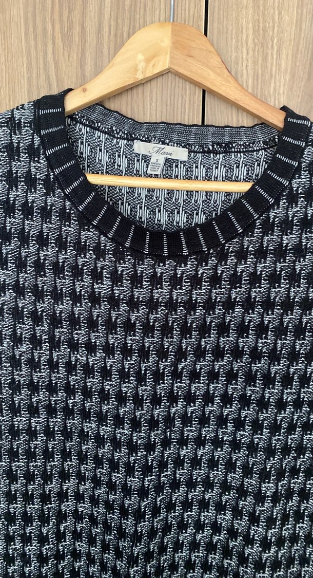 Gri Örme Kısa Kollu Midi Elbise - Görsel 3