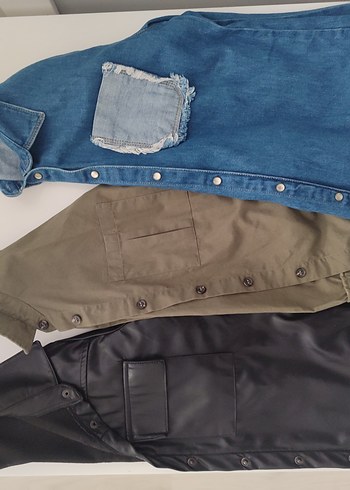 3 lü kız çocuğu gömlek - Görsel 2