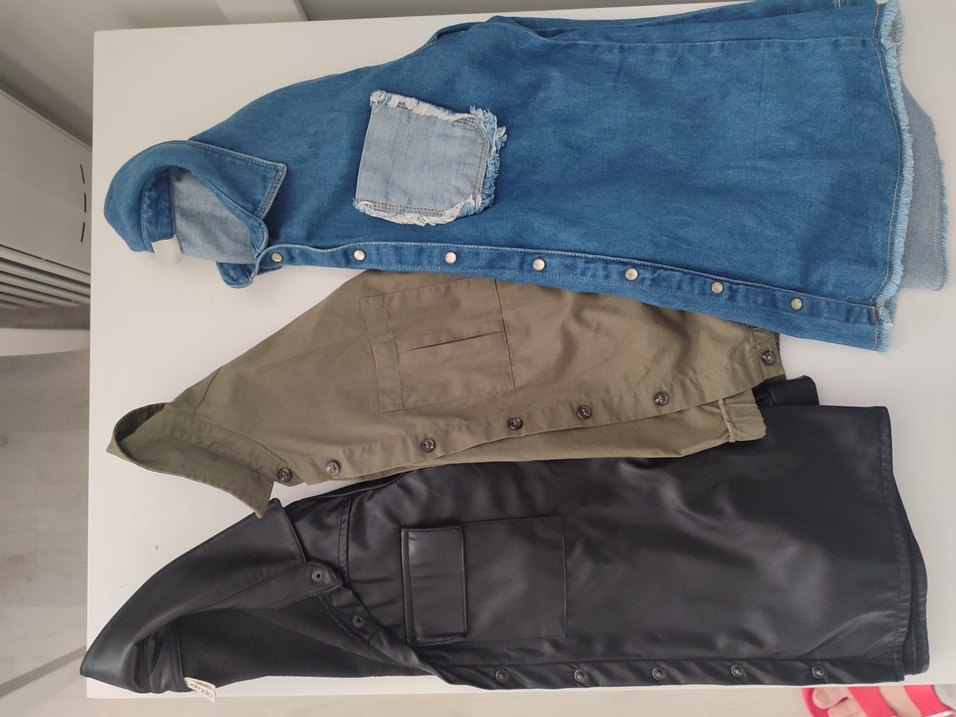 3 lü kız çocuğu gömlek - Görsel 2