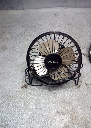 Siyah Metal Masaüstü Vantilatör 5 volt - Görsel 2