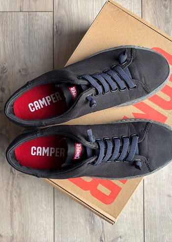Camper Gri-siyah kadın sneaker - Görsel 2