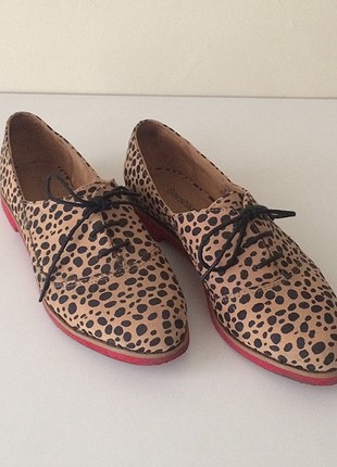Leopar desenli Bersha ayakkabi