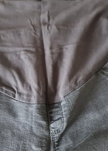 Gri Normal Boy Hamile Kot Pantolon - Görsel 4