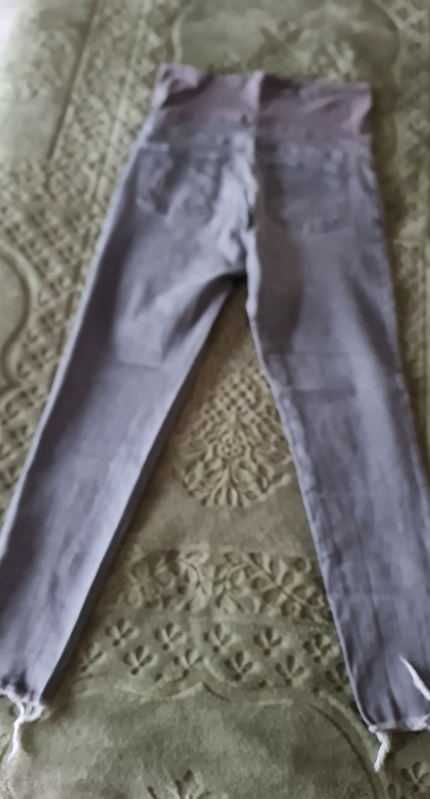 Gri Normal Boy Hamile Kot Pantolon - Görsel 5