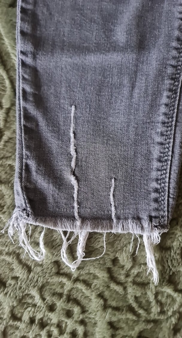 Gri Normal Boy Hamile Kot Pantolon - Görsel 3