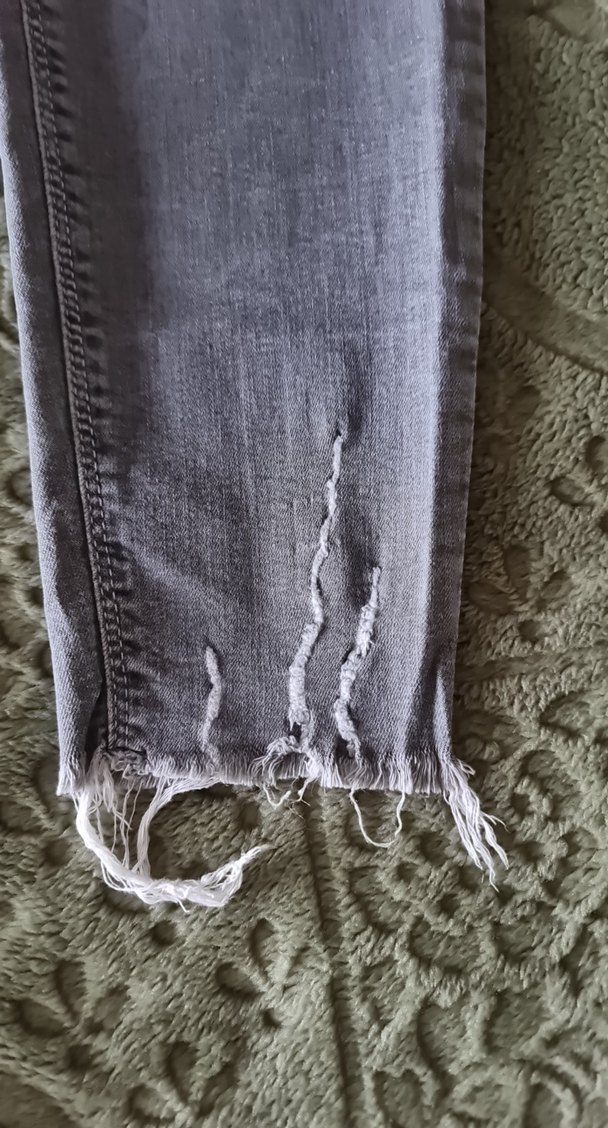 Gri Normal Boy Hamile Kot Pantolon - Görsel 2