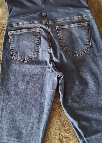 Gevşek Kesim Hamile Kot Pantolon - Görsel 4