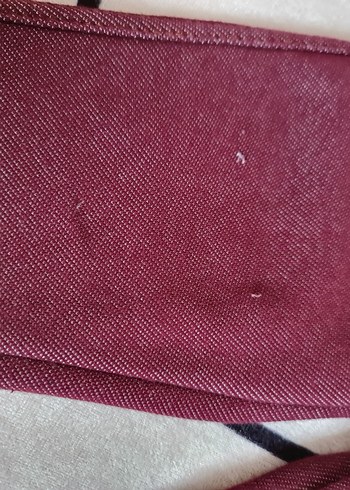 Bordo Kadife Kız Tayt - Görsel 4