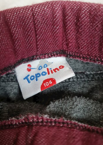 Bordo Kadife Kız Tayt - Görsel 3