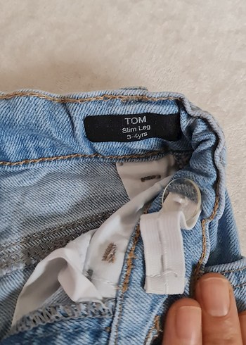 mavi kiz cocuk jean - Görsel 4