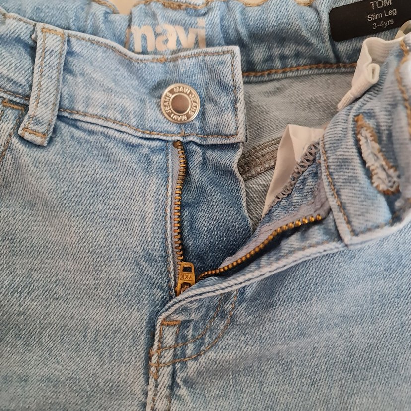 mavi kiz cocuk jean - Görsel 5