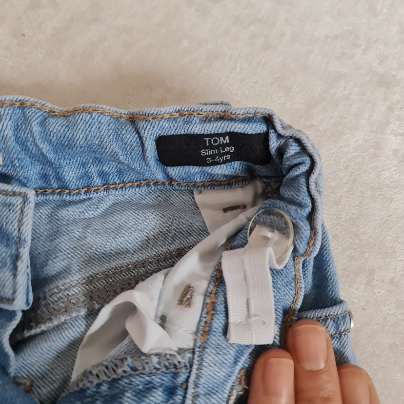 mavi kiz cocuk jean - Görsel 4