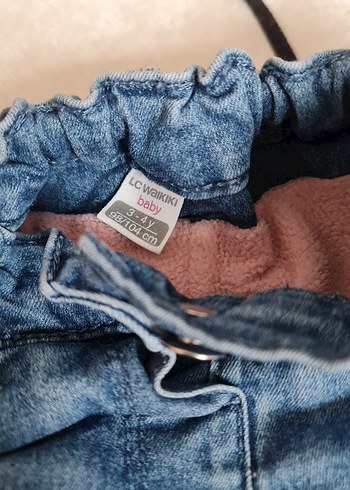 kiz Çocuk Mavi Denim Pantolon - Görsel 4
