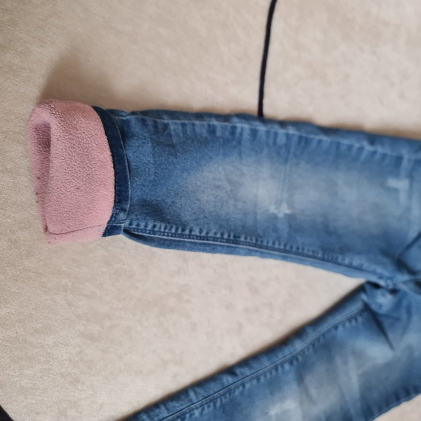 kiz Çocuk Mavi Denim Pantolon - Görsel 5