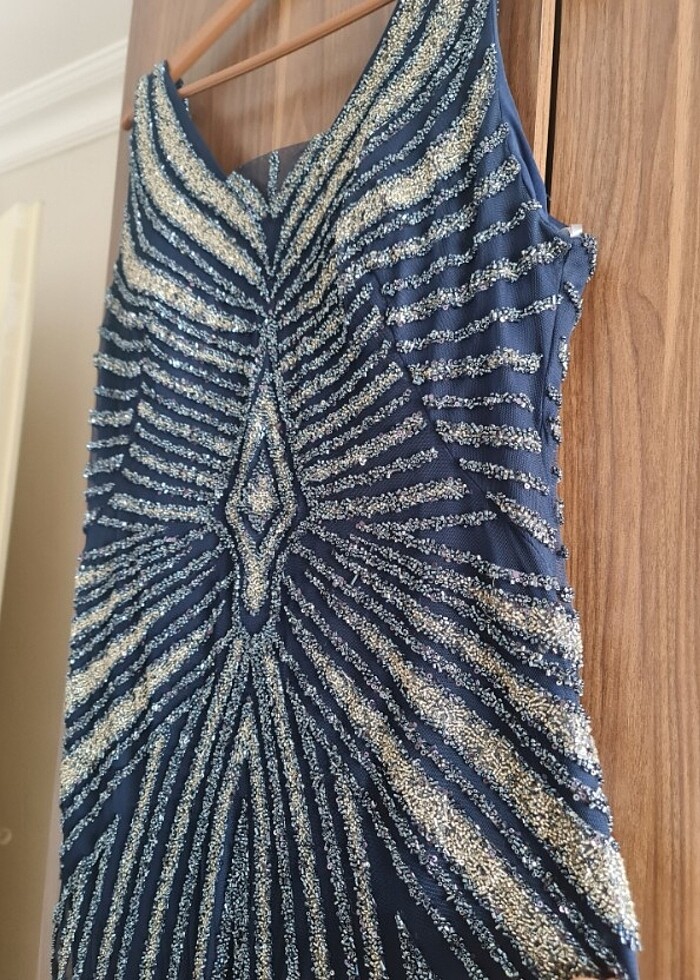 Ithal taşlı abiye - Görsel 3