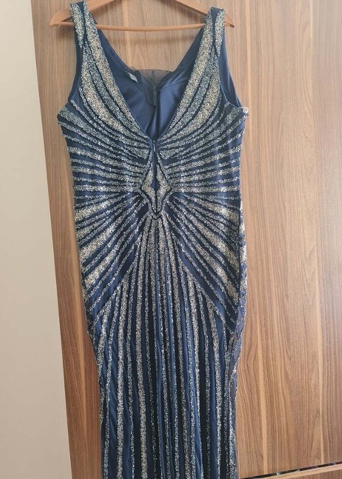 Ithal taşlı abiye - Görsel 5